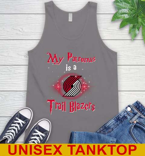 NBA Basketball Harry Potter My Patronus Is A Portland Trail Blazers Tank Top 6