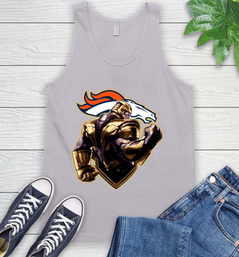 NFL Thanos Avengers Endgame Football Sports Denver Broncos Tank Top 4