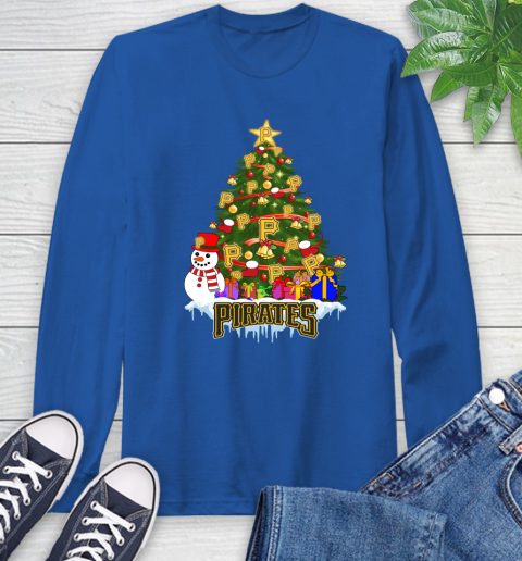 Pittsburgh Pirates Merry Christmas MLB Baseball Sports Long Sleeve T-Shirt 9