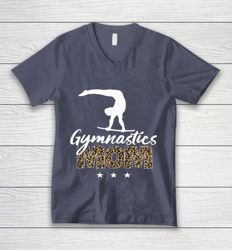 Mother s day Gymnastics Mom for mom mother s day funny V-Neck T-Shirt 7