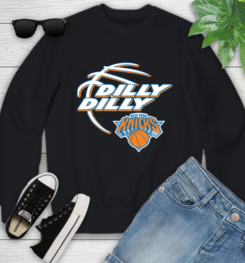 NBA New York Knicks Dilly Dilly Basketball Sports Youth Sweatshirt 2