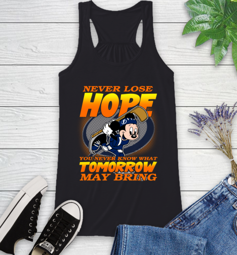 Tampa Bay Lightning NHL Hockey ootball Mickey Disney Never Lose Hope Racerback Tank