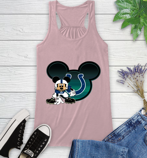 NFL Indianapolis Colts Mickey Mouse Disney Football T Shirt Racerback Tank 11