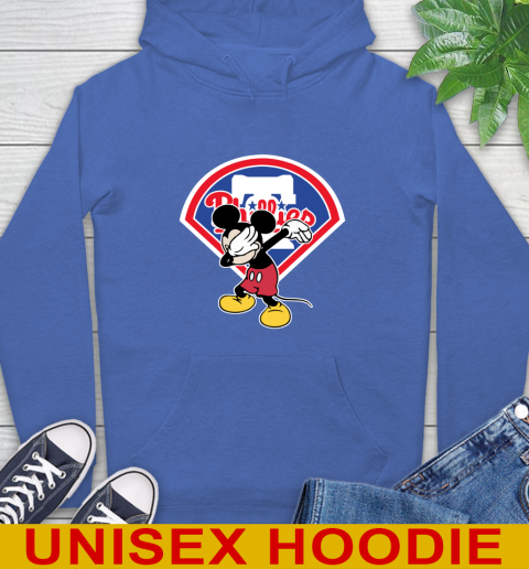 Philadelphia Phillies MLB Baseball Dabbing Mickey Disney Sports Hoodie 9