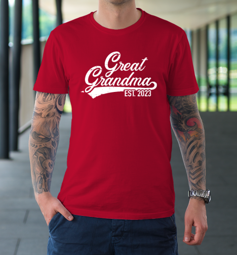 Great Grandma Est. 2023 Pregnancy Announcement T-Shirt 16