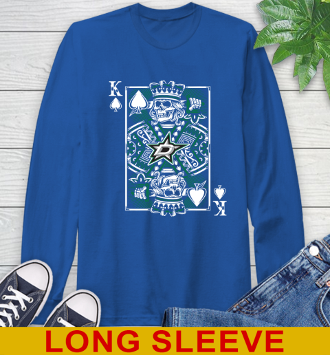 Dallas Stars NHL Hockey The King Of Spades Death Cards Shirt Long Sleeve T-Shirt 11