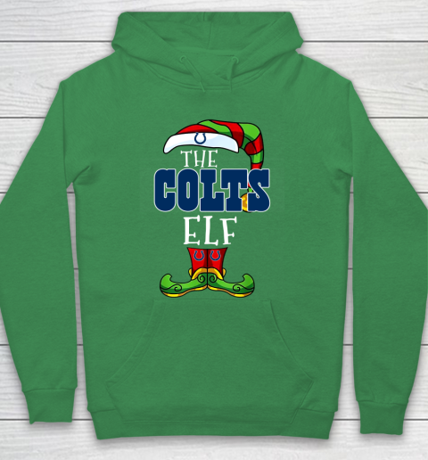 Indianapolis Colts Christmas ELF Funny NFL Hoodie 5