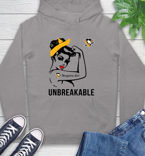 NHL Pittsburgh Penguins Girl Unbreakable Hockey Sports Hoodie 4