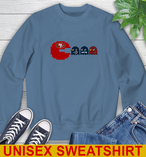 San Francisco 49ers NFL Football Pac Man Champion Sweatshirt 8