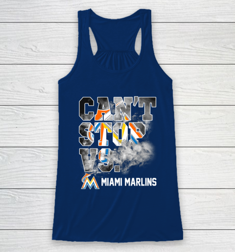 MLB Miami Marlins Baseball Can't Stop Vs Marlins Racerback Tank 6