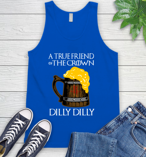 NBA Houston Rockets A True Friend Of The Crown Game Of Thrones Beer Dilly Dilly Basketball Tank Top 4