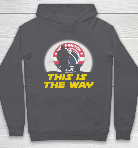 Washington Wizards NBA Basketball Star Wars Yoda And Mandalorian This Is The Way Hoodie 4