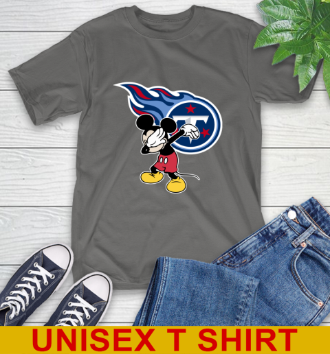 Tennessee Titans NFL Football Dabbing Mickey Disney Sports T-Shirt 8