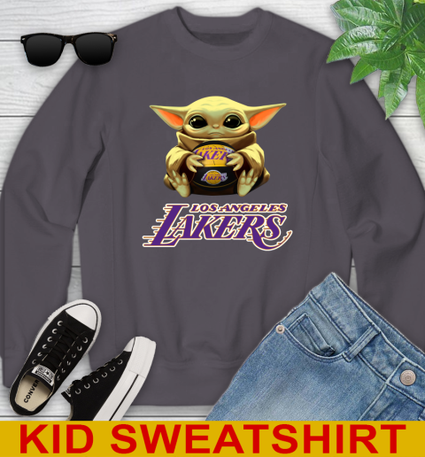 NBA Basketball Los Angeles Lakers Star Wars Baby Yoda Shirt 118