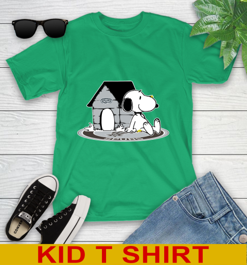 NBA Basketball San Antonio Spurs Snoopy The Peanuts Movie Shirt Youth T-Shirt 6