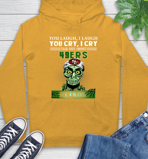 NFL Talk Shit About San Francisco 49ers I Kill You Achmed The Dead Terrorist Jeffrey Dunham Football Hoodie 2