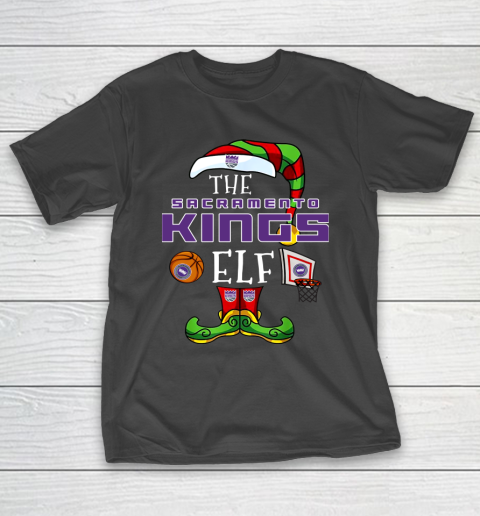 Sacramento Kings Christmas ELF Funny NBA T-Shirt