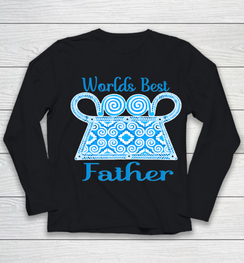 Father gift shirt Hmong Worlds Best Father T Shirt Youth Long Sleeve
