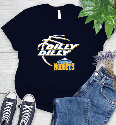NBA Denver Nuggets Dilly Dilly Basketball Sports Women's T-Shirt 3