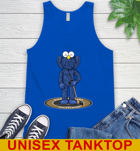 NHL Hockey Anaheim Ducks Kaws Bff Blue Figure Shirt Tank Top 5