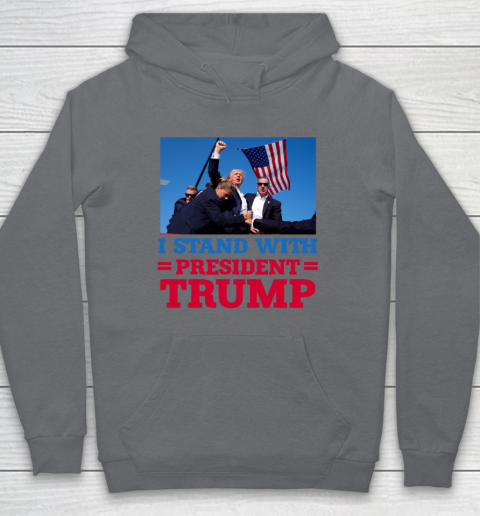Trump Shot Shirt I Stand With President Trump Hoodie 3