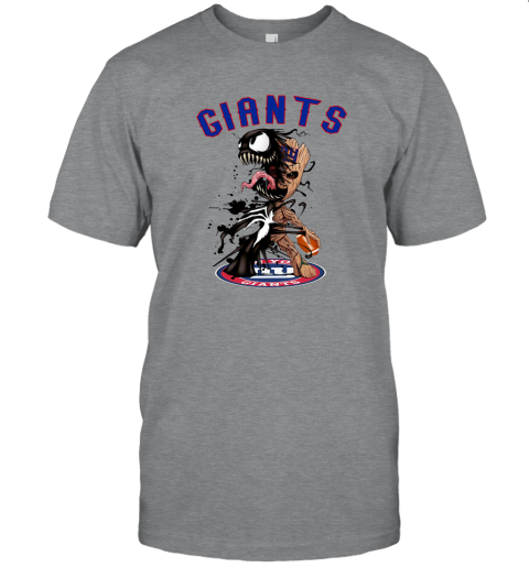 NFL New York Giants Football Venom Groot Guardians Of The Galaxy jmu4DFB7FEm classic t shirt 2 95 151514 front sport grey