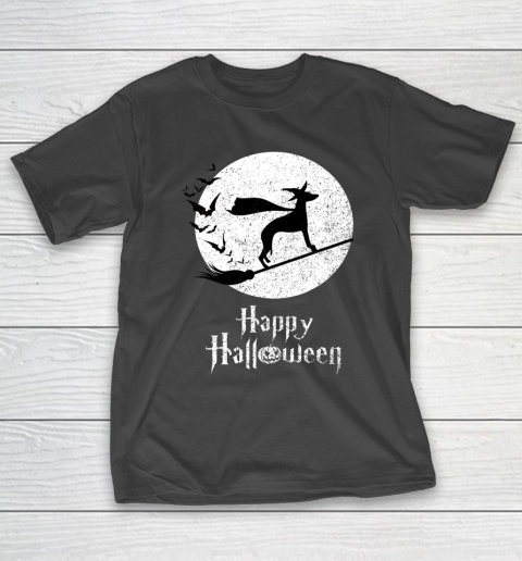 Funny Halloween Costume Witch WHIPPET Dog Lover Gift T-Shirt