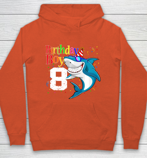 Kids 8th Birthday Boy Shark Shirts 8 Jaw Some Four Tees Boys 8 Years Old Hoodie 3