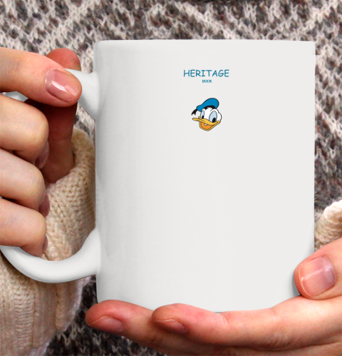 Heritage Donald Duck Shirt (print on front and back) Ceramic Mug 11oz