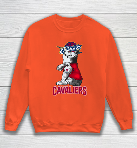 NBA Basketball My Cat Loves Cleveland Cavaliers Sweatshirt 3