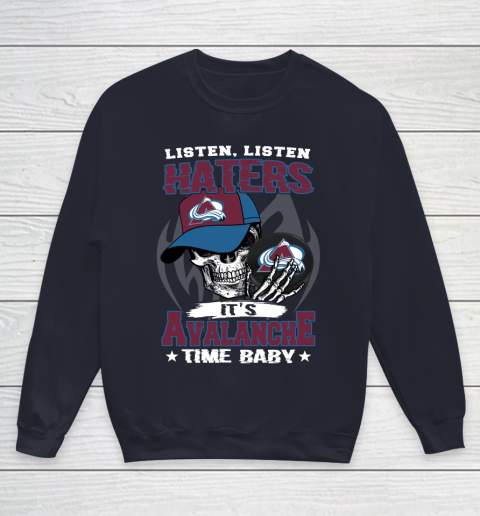 Listen Haters It is BLACKHAWKS Time Baby NHL Youth Sweatshirt 2