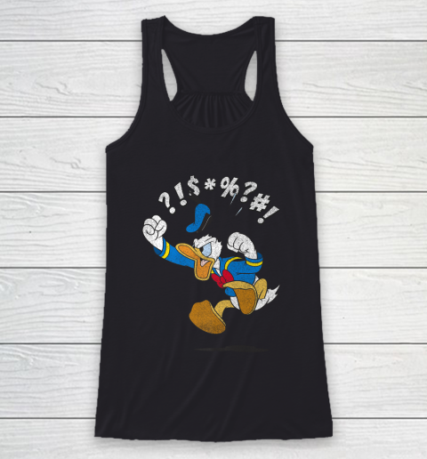 Disney Mickey And Friends Donald Angry Jump Racerback Tank