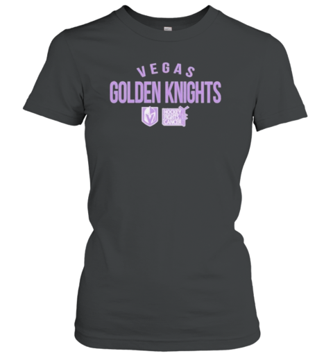 Vegas Golden Knights Richmond Resilient Hockey Fights Cancer Women's T-Shirt