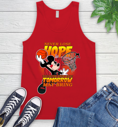 Miami Heat NBA Basketball Mickey Disney Never Lose Hope Tank Top 5