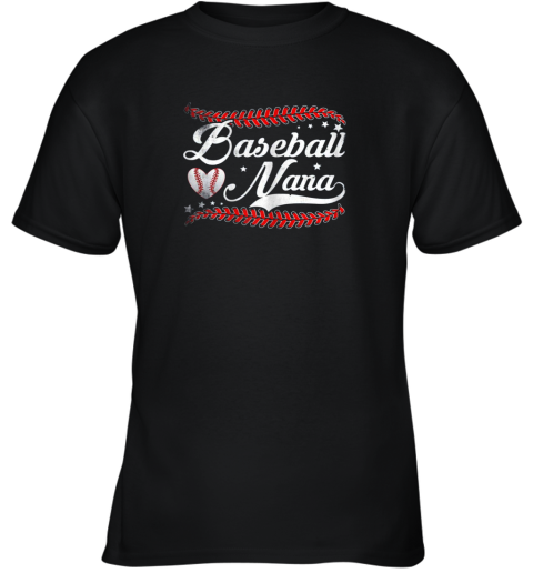 Baseball Nana Shirt Baseball Grandma Gift Shirt Mothers Day Youth T-Shirt