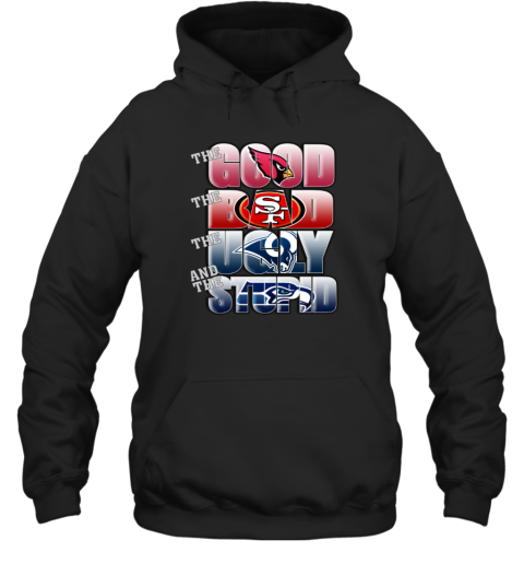 NFL Good Bad Ugly Stupid Mashup Arizona Cardinals Hoodie
