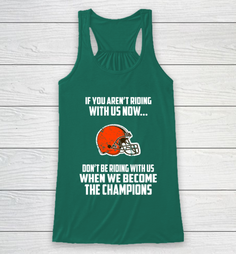 NFL Cleveland Browns Football We Become The Champions Racerback Tank 5