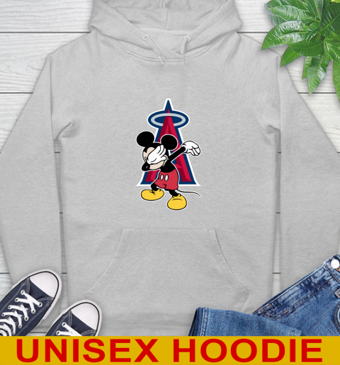 Los Angeles Angels MLB Baseball Dabbing Mickey Disney Sports Hoodie 6