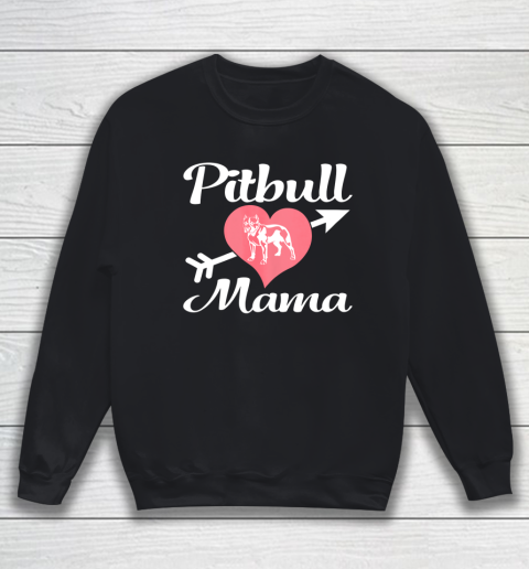 Dog Mom Shirt Pitbull Mama Shirt Pit bull Lover Owner Gifts Dog Pittie Mom (2) Sweatshirt