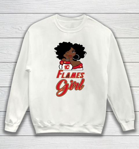 Calgary Flames Girl NHL Sweatshirt 2
