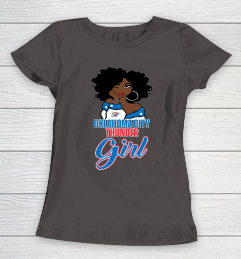 Oklahoma City Thunder Girl NBA Women's T-Shirt 9