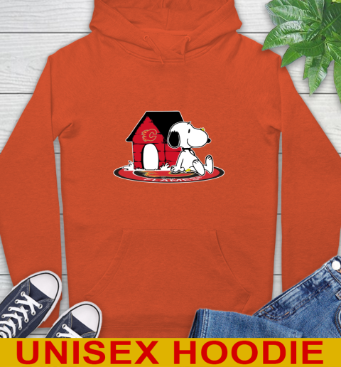 NHL Hockey Calgary Flames Snoopy The Peanuts Movie Shirt Hoodie 5