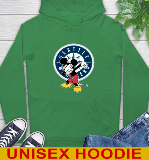 Seattle Mariners MLB Baseball Dabbing Mickey Disney Sports Hoodie 8
