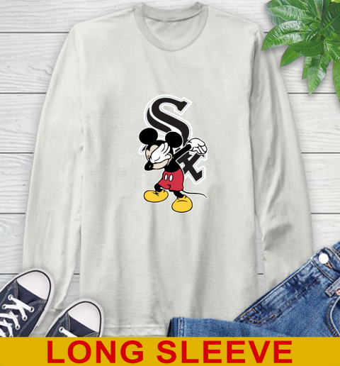 Chicago White Sox MLB Baseball Dabbing Mickey Disney Sports Long Sleeve T-Shirt 12