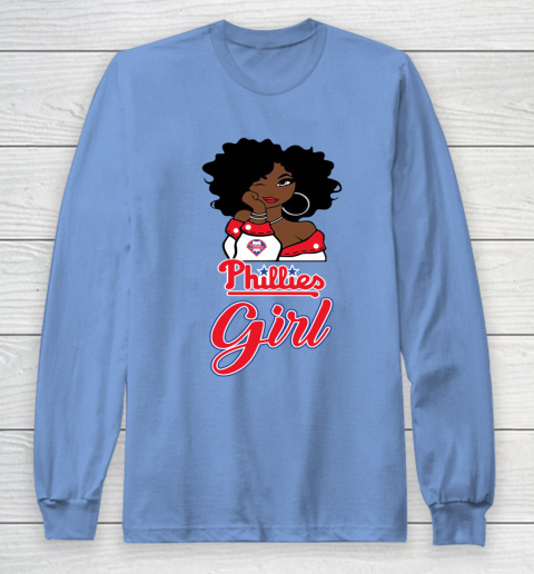 Philadelphia Philliess Girl MLB Long Sleeve T-Shirt 11