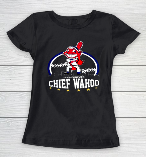 Chief Wahoo distressed Cleveland Women's T-Shirt