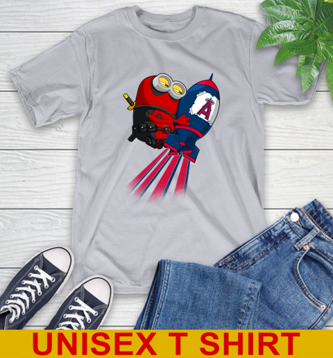 MLB Baseball Los Angeles Angels Deadpool Minion Marvel Shirt T-Shirt 5