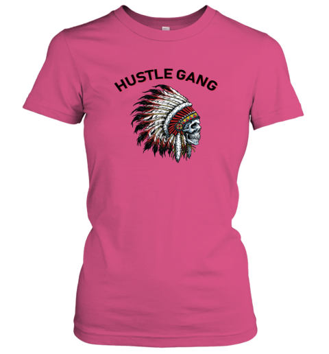 Hustle Gang orys hustle gang ladies t shirt 20 front heliconia