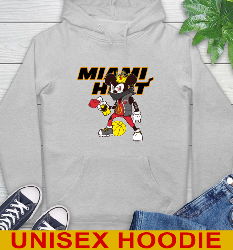 Miami Heat NBA Basketball Mickey Peace Sign Sports Hoodie 6