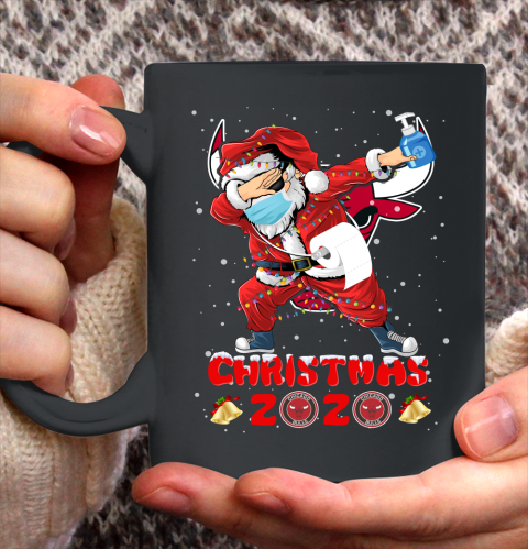Chicago Bulls Funny Santa Claus Dabbing Christmas 2020 NBA Ceramic Mug 11oz 2